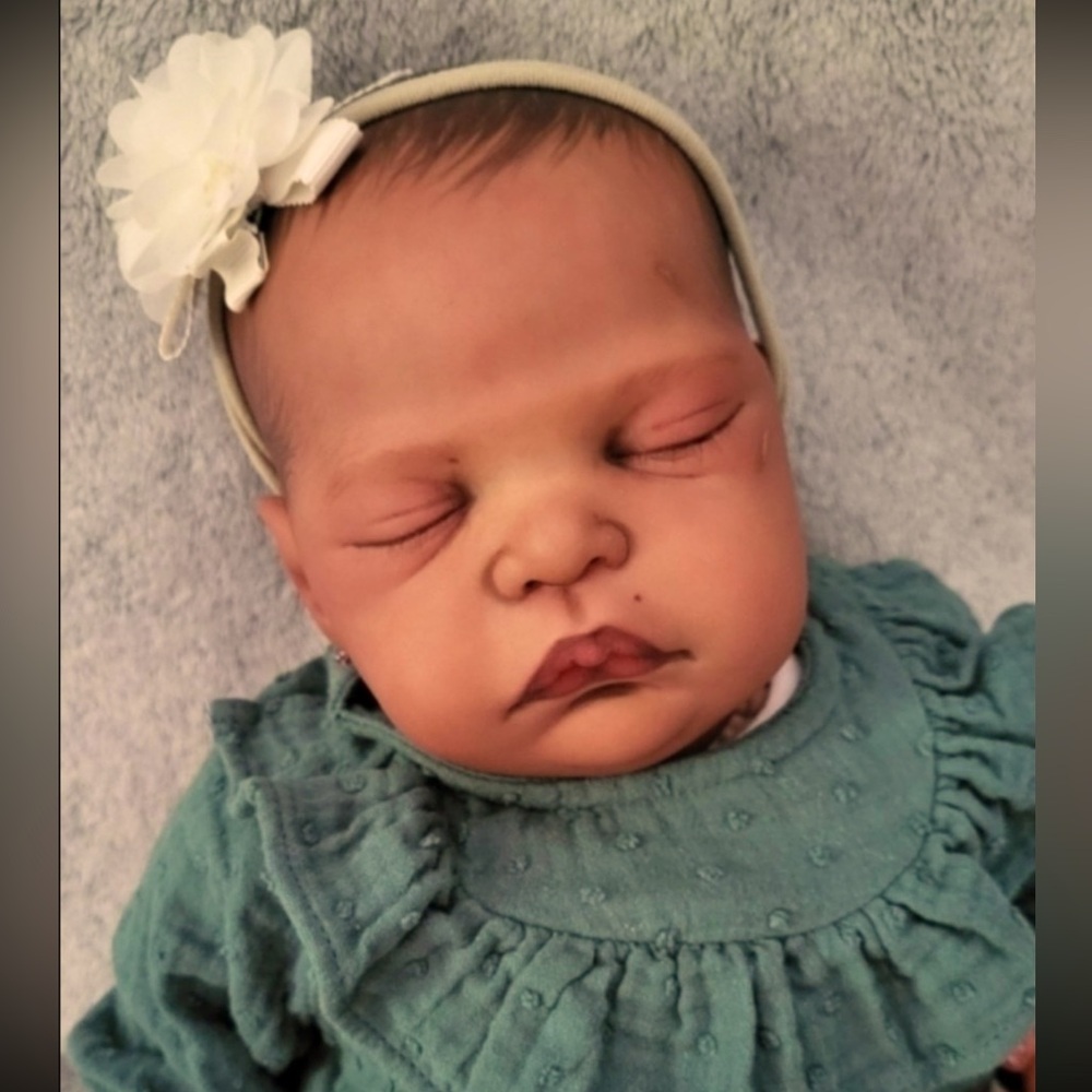 Handmade authentic high end Reborn Realborn doll Cecily by the late Adrie Stoete - Picture 5 of 13
